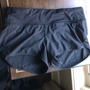 Black lululemon shorts